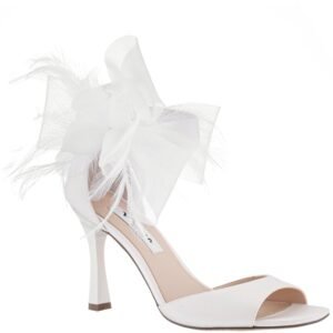 Nina Shoes Dora Ivory Satin Bow