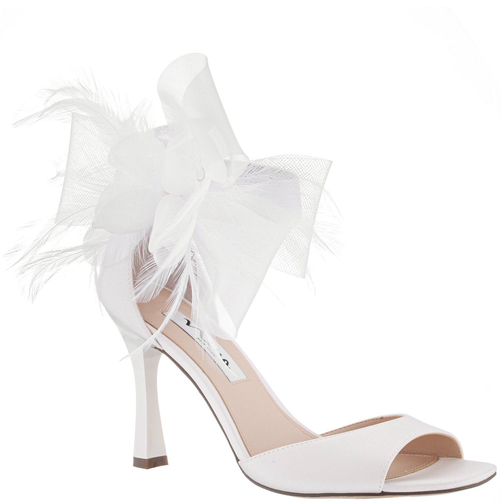 Nina Shoes Dora Ivory Satin Bow