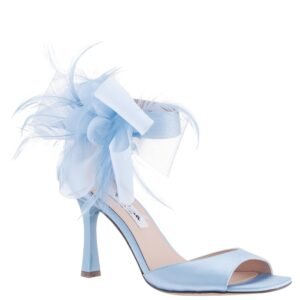 Nina Shoes Dora Sky Blue Satin Bow