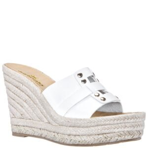 Nina Shoes Electra White Vachetta Pu