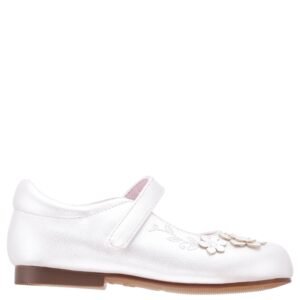 Nina Shoes Girls Elodee White-Shimmer