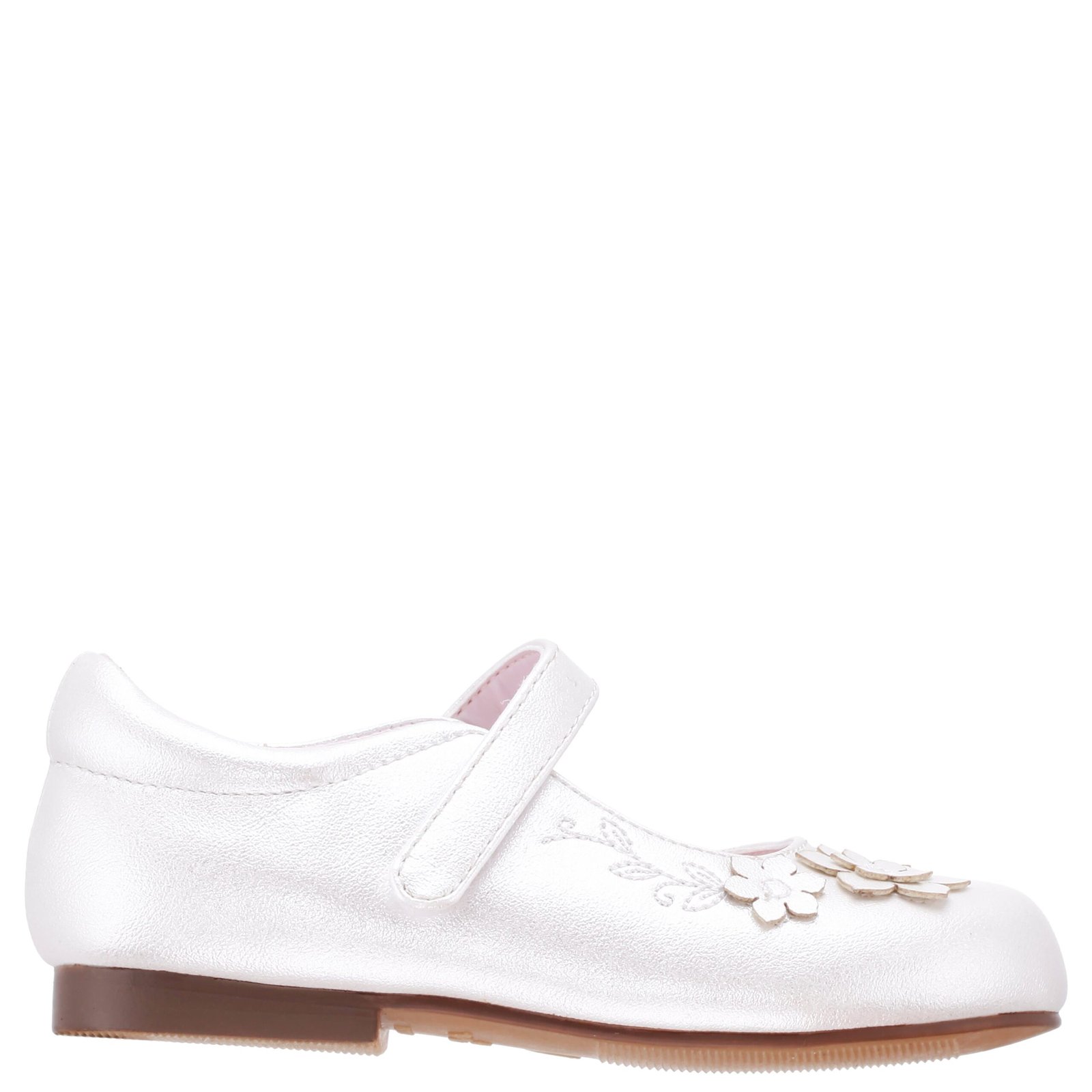Nina Shoes Girls Elodee White-Shimmer