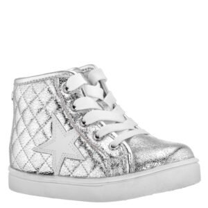 Nina Shoes Girls Evee Silver-Crackle