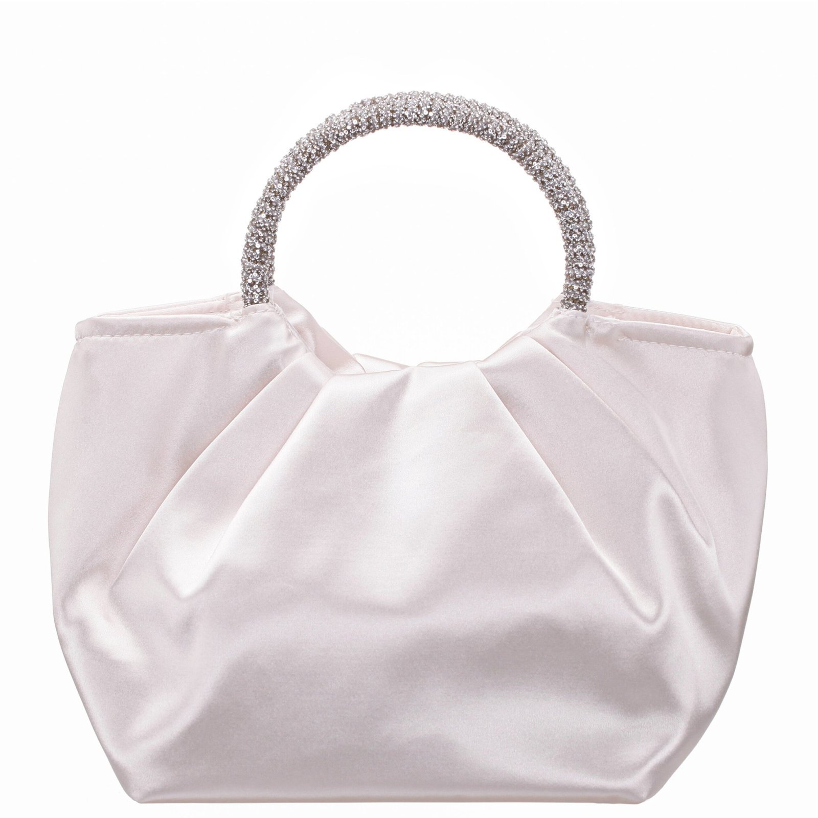 Nina Shoes Fancy Ivory Reflective suedette Satchel