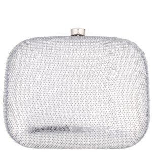 Nina Shoes Getty Silver Sequin Minaudiere