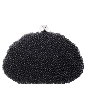 Nina Shoes Hera Black Plastic Beads Minaudiere