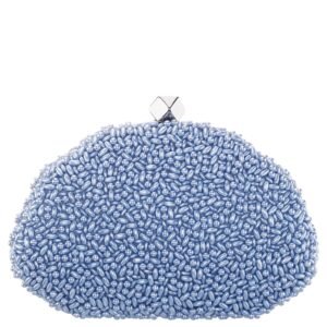 Nina Shoes Hera Icy Blue Plastic Beads Minaudiere