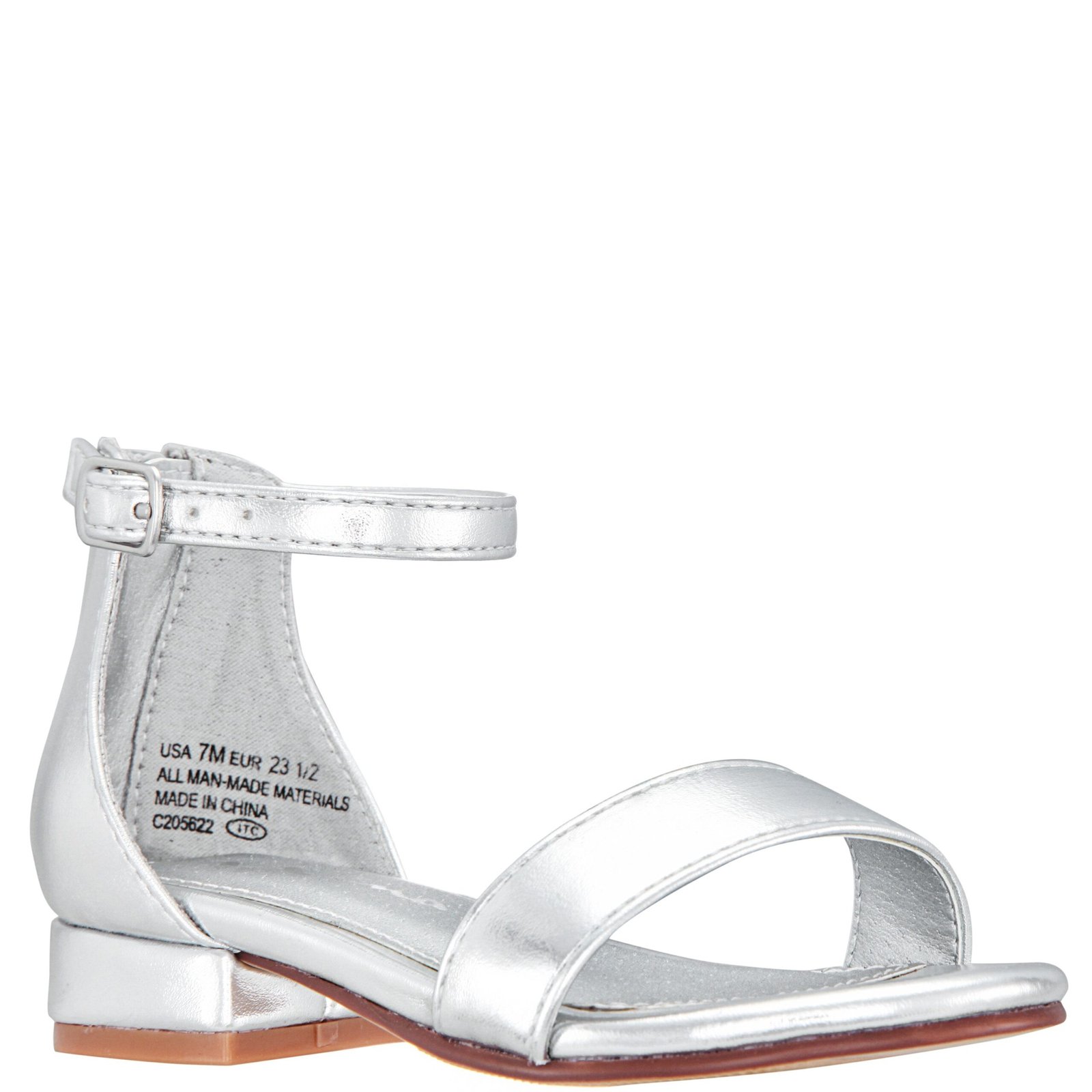 Nina Shoes Girls Hidi Toddler-Silver Metallic