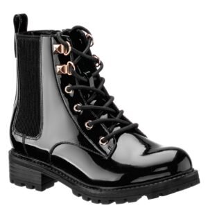 Nina Shoes Girls Isabel Black-Patent