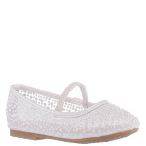 Nina Shoes Girls Jax White Ballet Flats