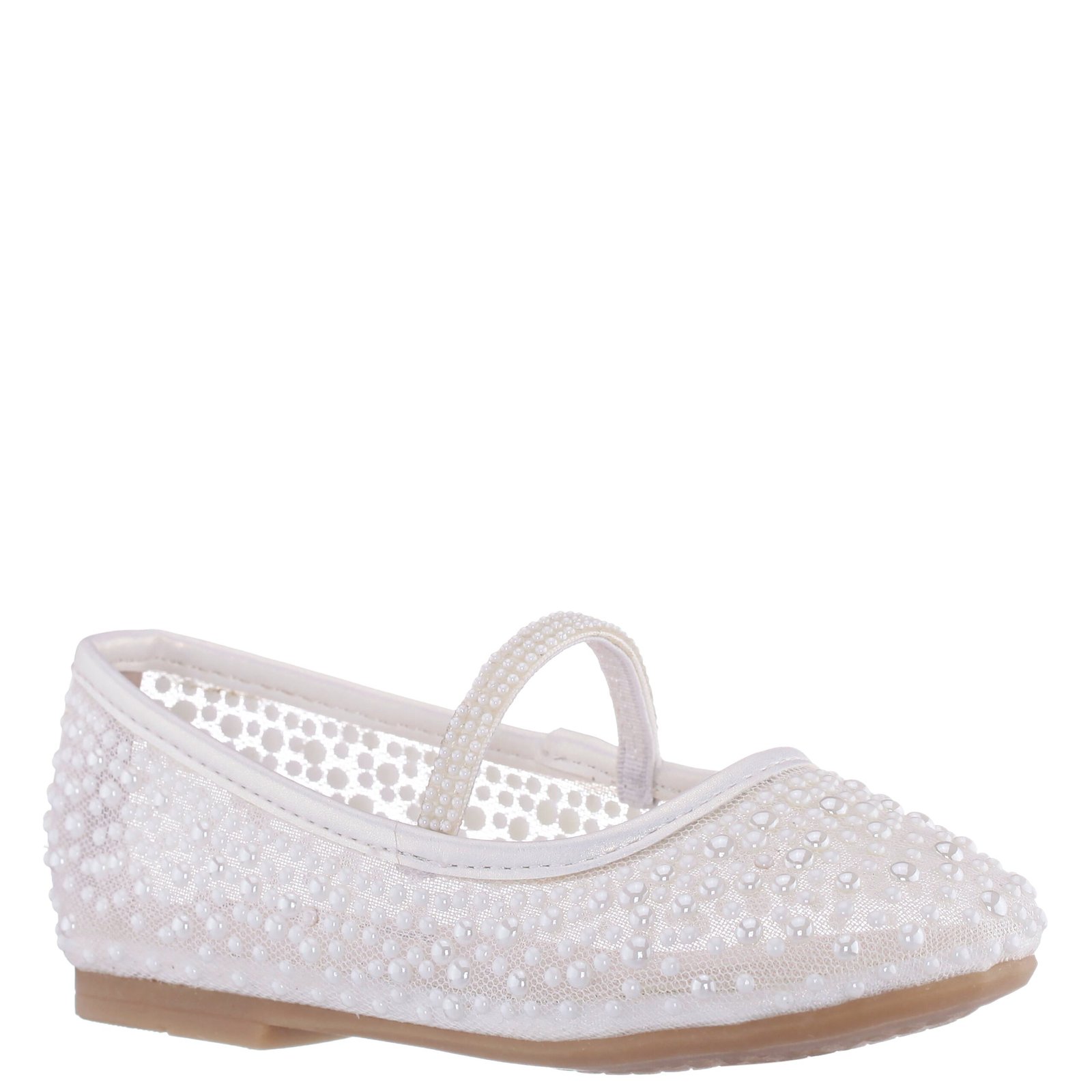 Nina Shoes Girls Jax White Ballet Flats