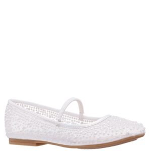 Nina Shoes Girls Jax White Ballet Flats
