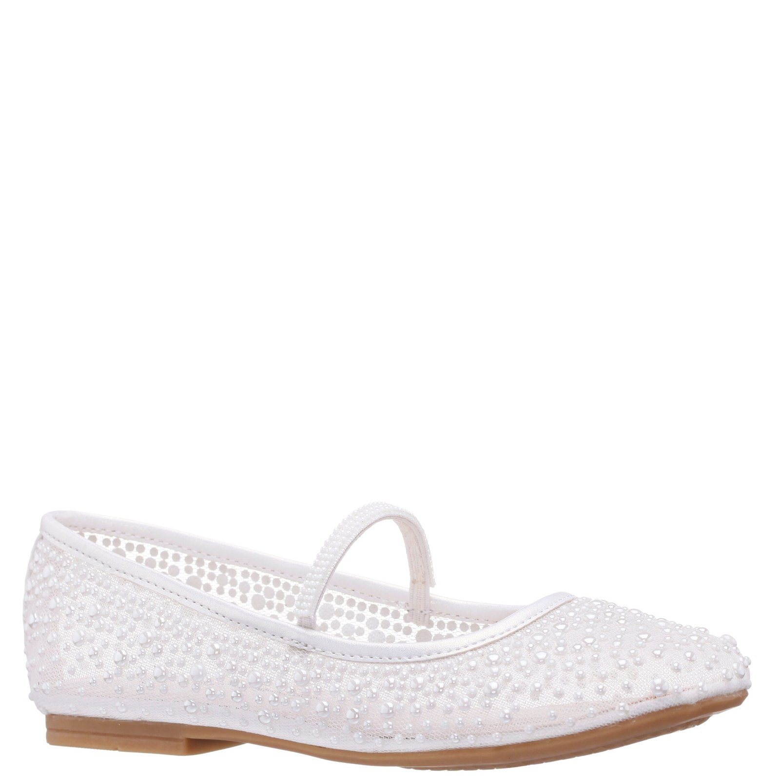 Nina Shoes Girls Jax White Ballet Flats