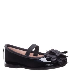 Nina Shoes Girls Jeanesse Toddler-Black-Patent