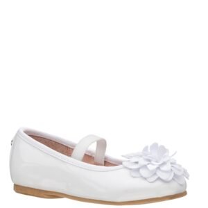 Nina Shoes Girls Jeanesse Toddler-White-Patent