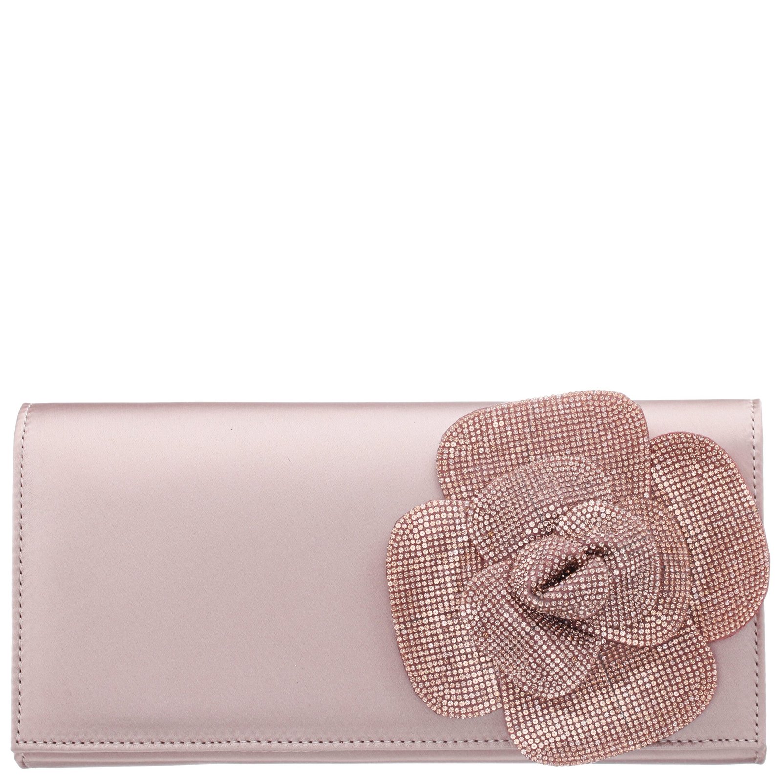 Nina Shoes Jollie Pearl Rose PP Straw Clutch