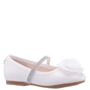Nina Shoes Girls Jory White Ballet Flats