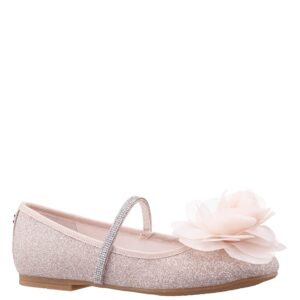 Nina Shoes Girls Jory Natural SHIMMER Ballet Flats