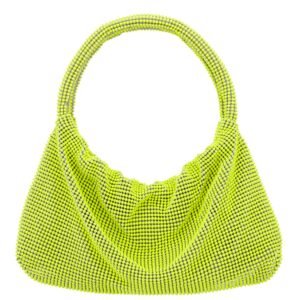 Nina Shoes Joyce Neon Lime Mesh Shoulder Bag
