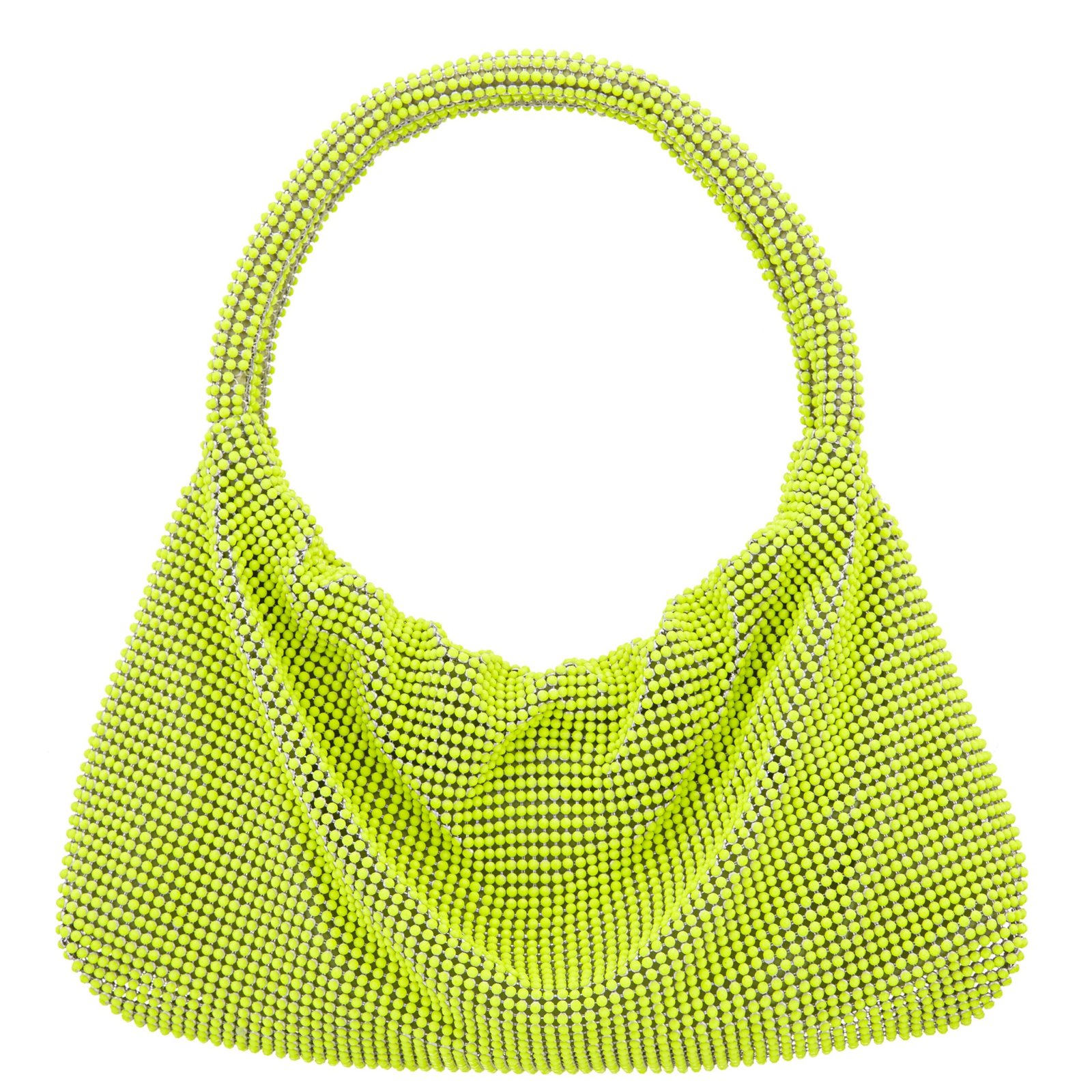 Nina Shoes Joyce Neon Lime Mesh Shoulder Bag