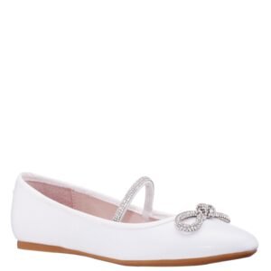 Nina Shoes Girls Kendalla White-Smooth