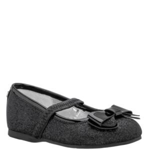 Nina Shoes Girls Kenzee Toddler-Black-Fine Glitter Material