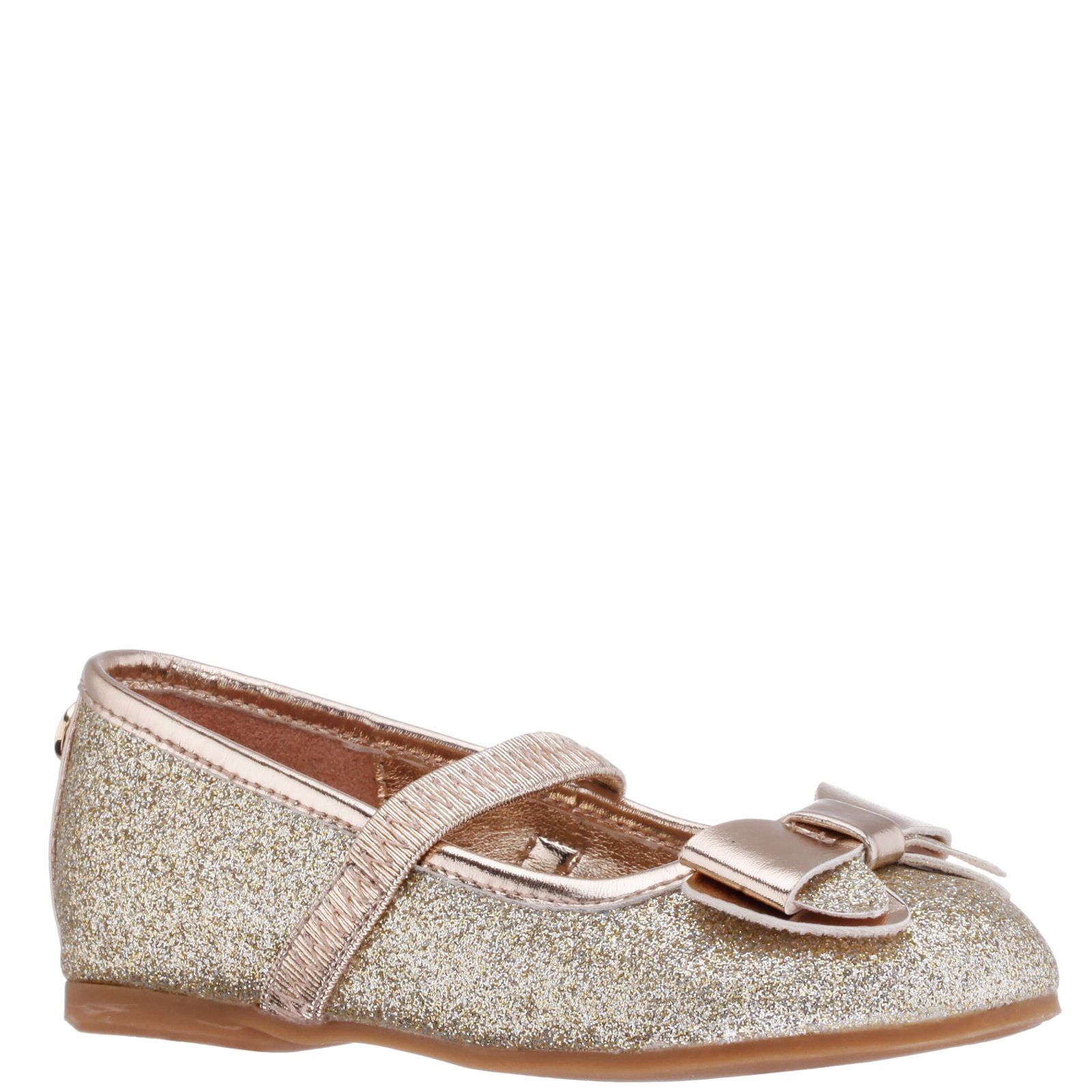 Nina Shoes Girls Kenzee Toddler-Platino-Fine Glitter Material