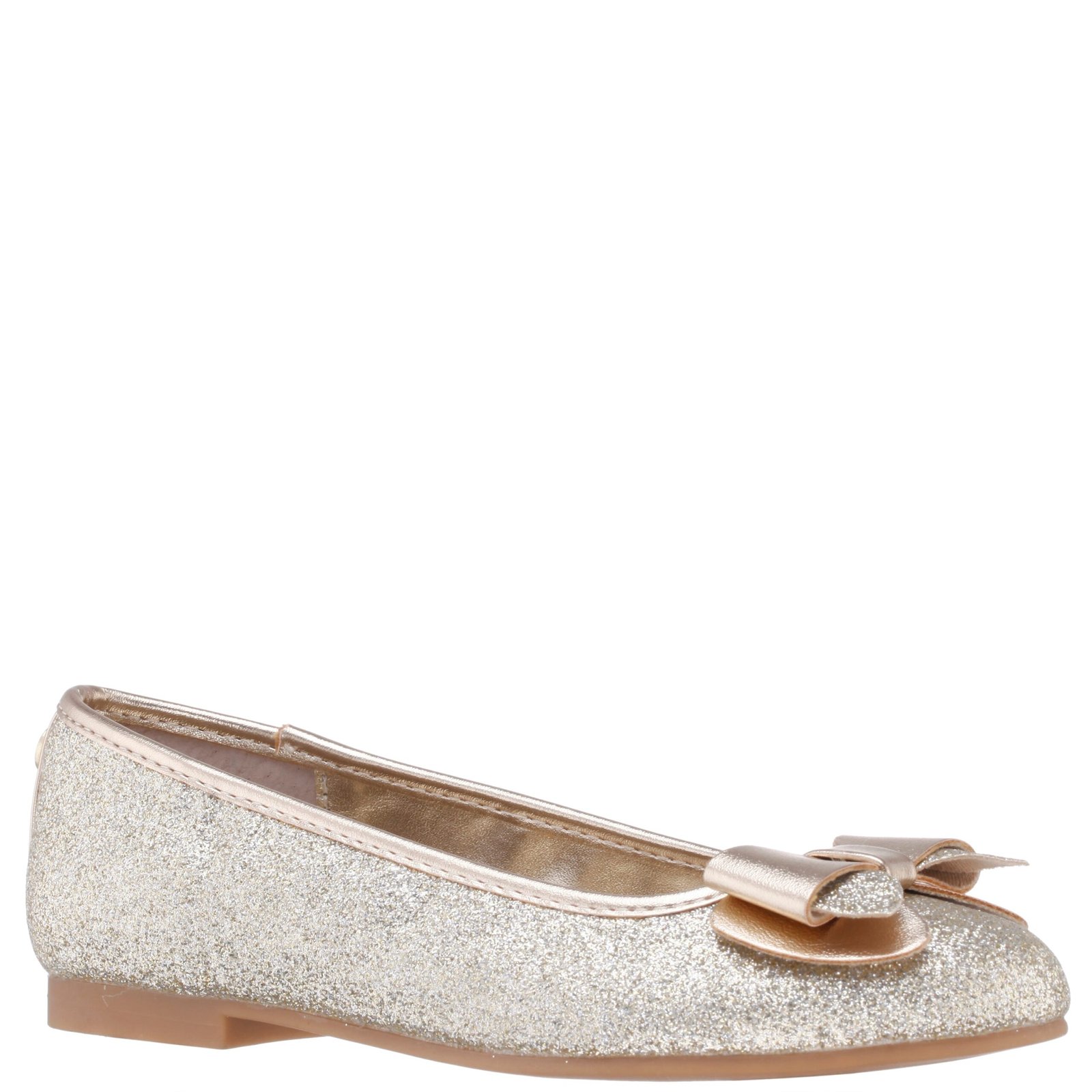Nina Shoes Girls Kenzee Platino-Fine Glitter Material