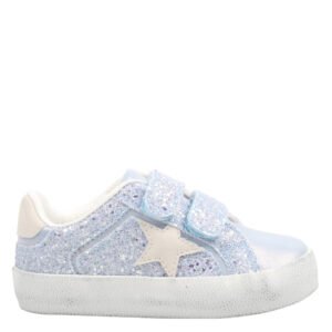 Nina Shoes Girls Koryana-T Blue Low Top Flat-Shoe Sneakers
