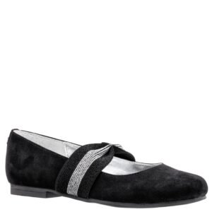 Nina Shoes Girls Krissy Black-Microsuede