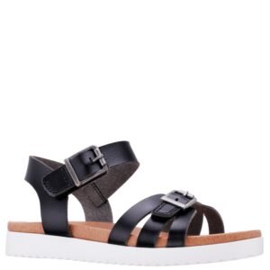 Nina Shoes Girls Lacey Black-Tumbled