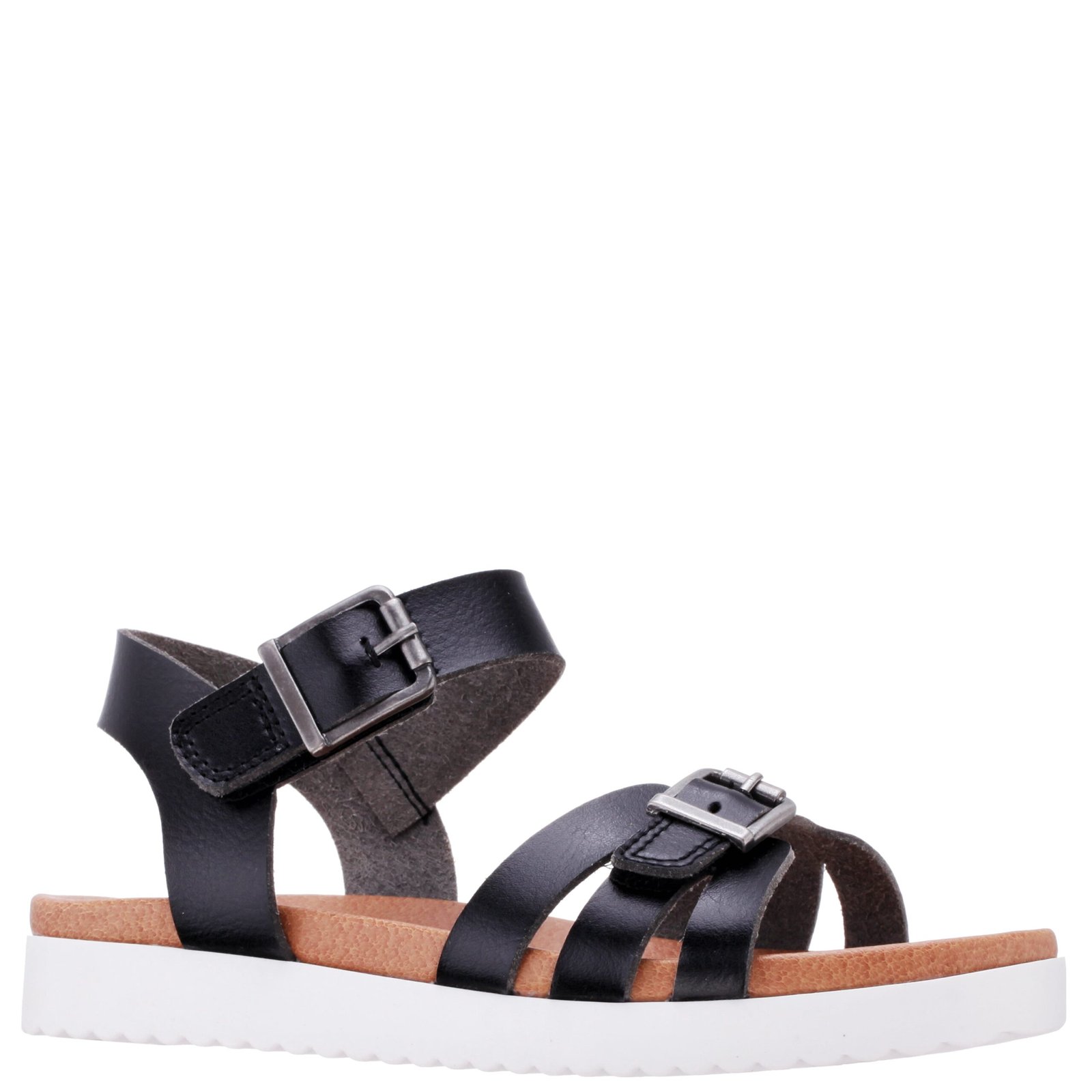 Nina Shoes Girls Lacey Black-Tumbled