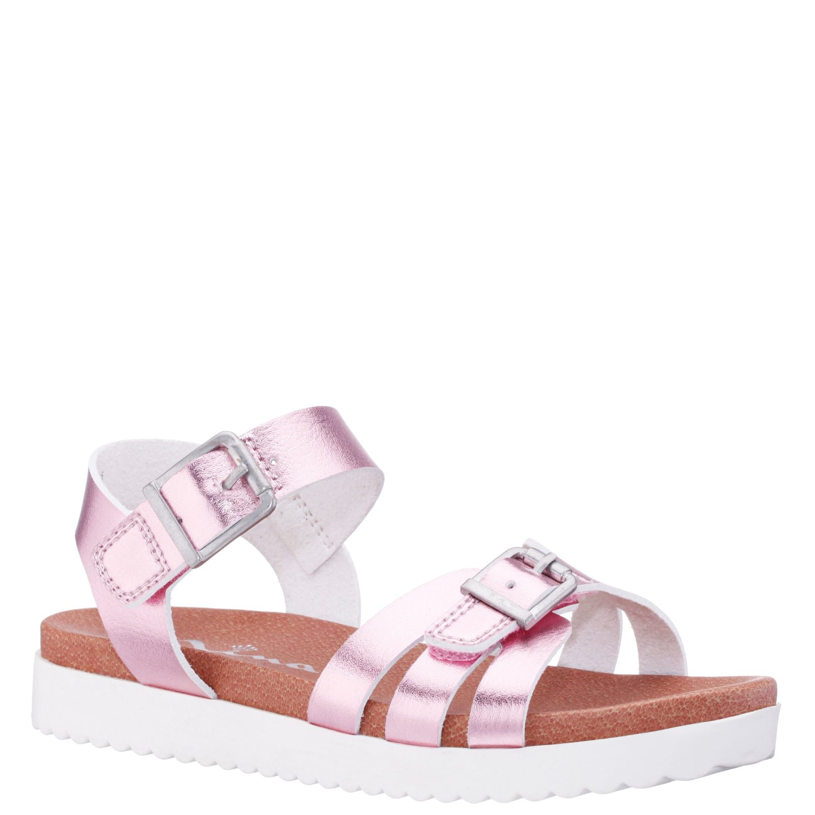Nina Shoes Girls Lacey Pink-Metallic