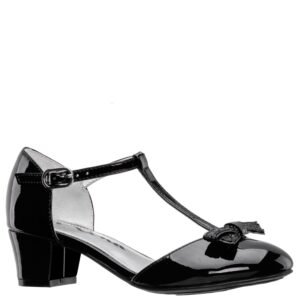 Nina Shoes Girls Lellia Black-Patent