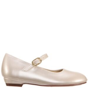 Nina Shoes Girls Lil-Seeley Toddler-Bone Pearlized