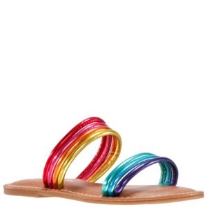 Nina Shoes Girls Lillie Rainbow-Metallic