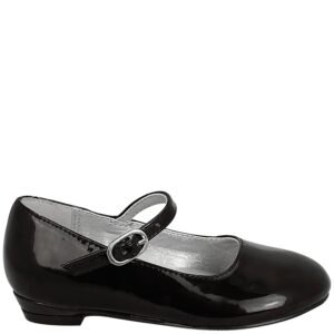Nina Shoes Girls Lil-Seeley Toddler-Black Patent