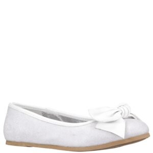 Nina Shoes Girls Liza White Glitter