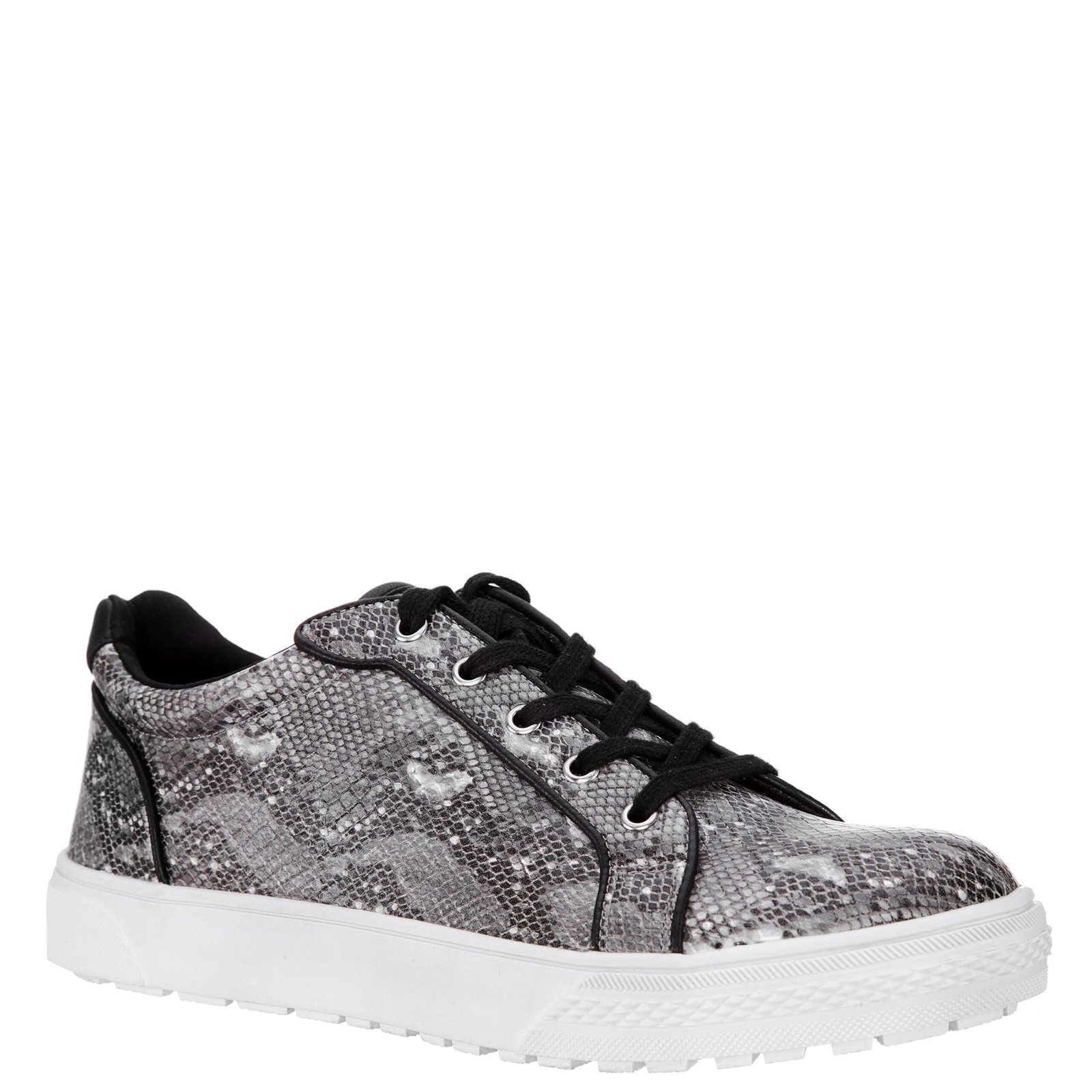 Nina Shoes Mango Black/White Python Print