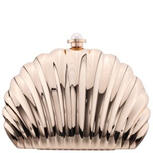 Nina Shoes Mariam Gold Iron Minaudiere