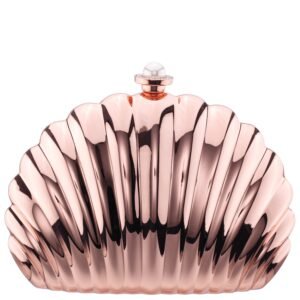 Nina Shoes Mariam Rose Gold Iron Minaudiere