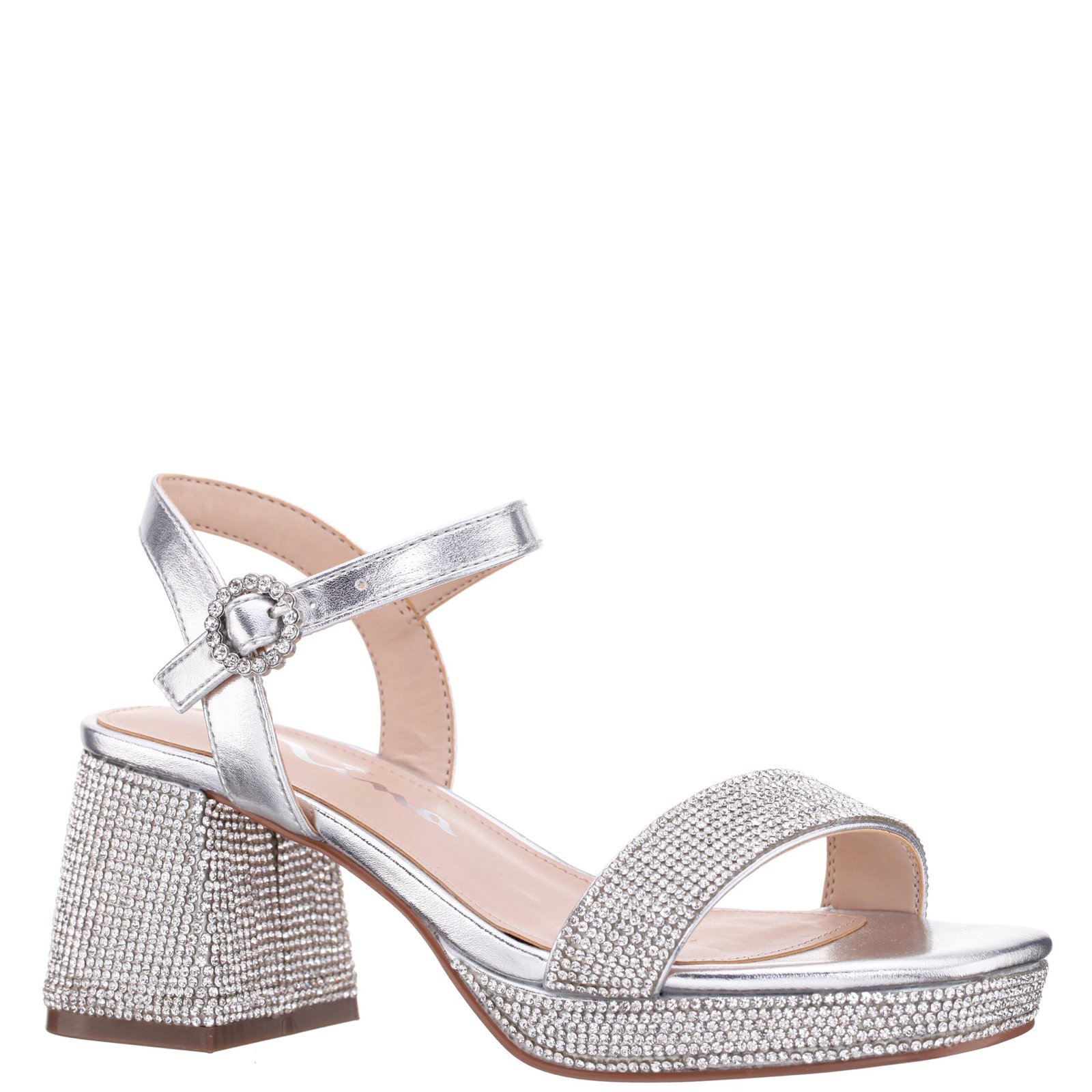 Nina Shoes Kids Marysol Silver Dress Sandal
