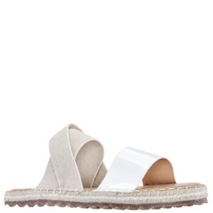 Nina Shoes Minx White Patent/Linen