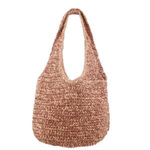 Nina Shoes N-Payton Tan/Natural Paper Raffia Tote Bag