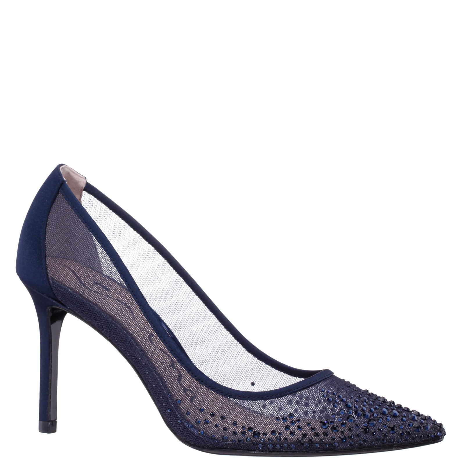 Nina Shoes Nalia New Navy Slip On High-Heel Pumps