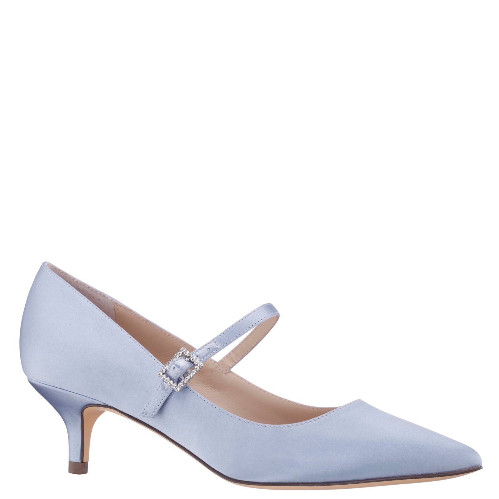 Nina Shoes Namali Icy Blue Mary Jane Low-Heel Pumps