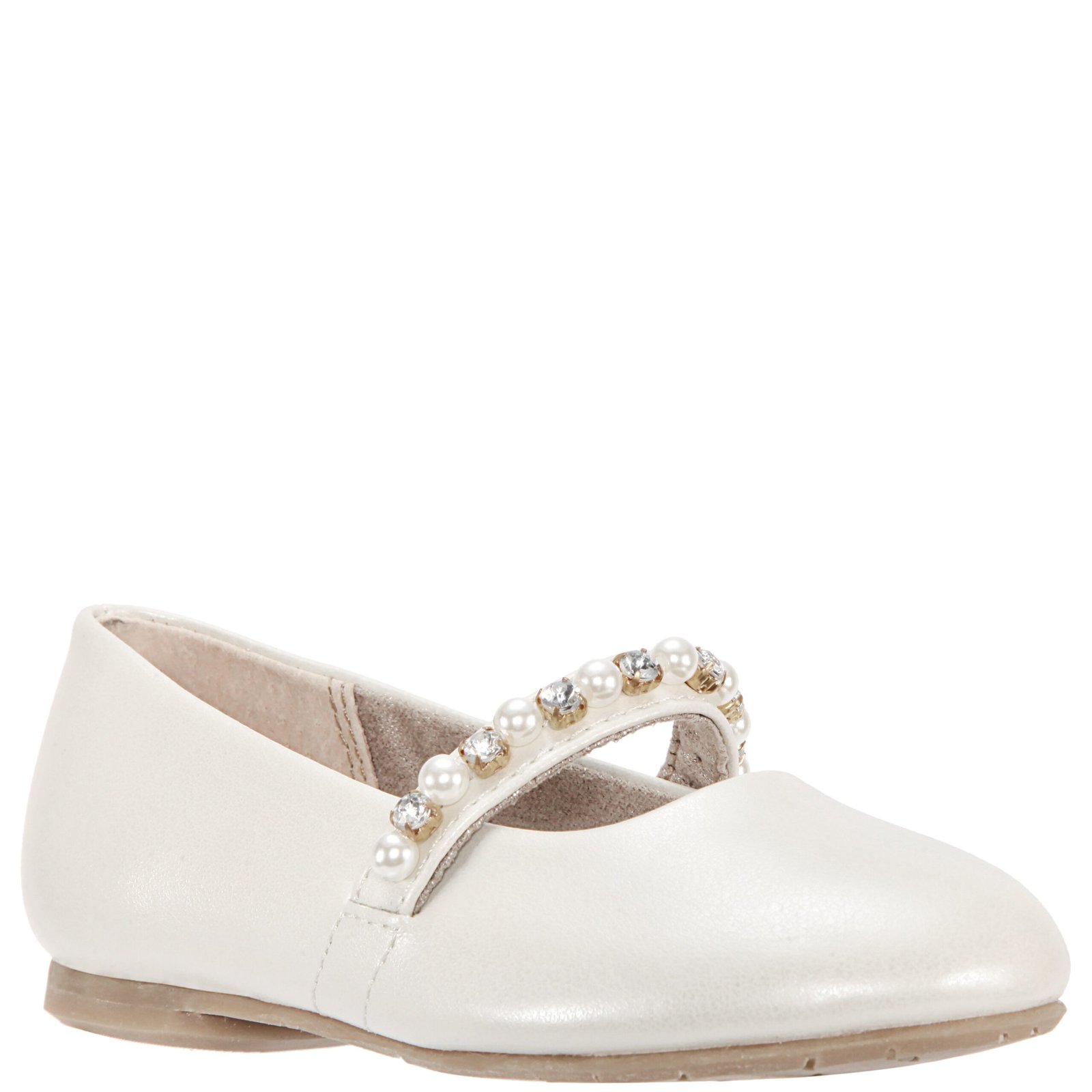 Nina Shoes Girls Nataly Toddler-Bone Pearlized