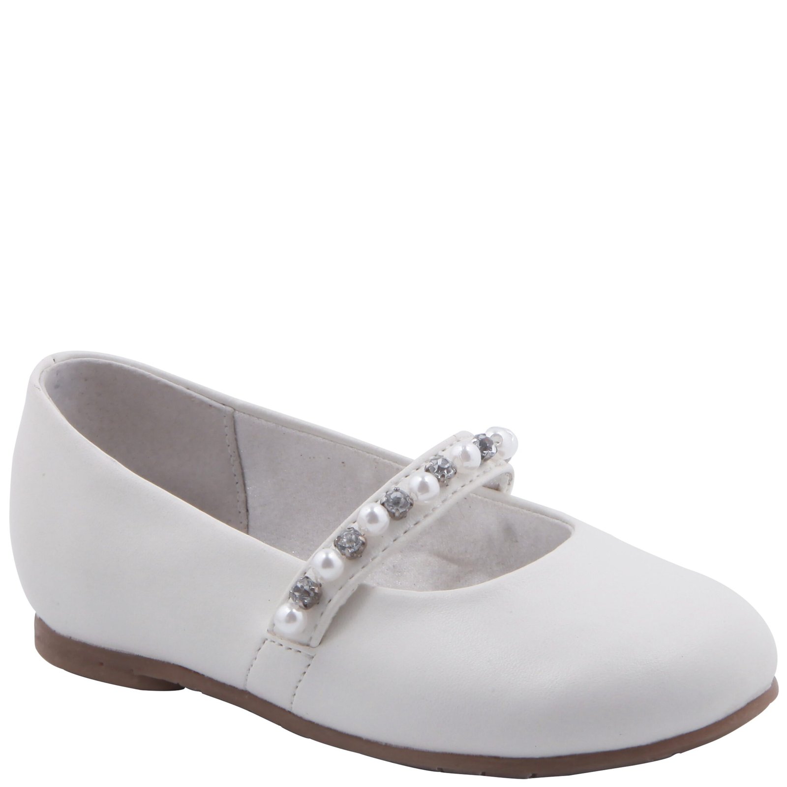 Nina Shoes Girls Nataly Toddler-White Smooth