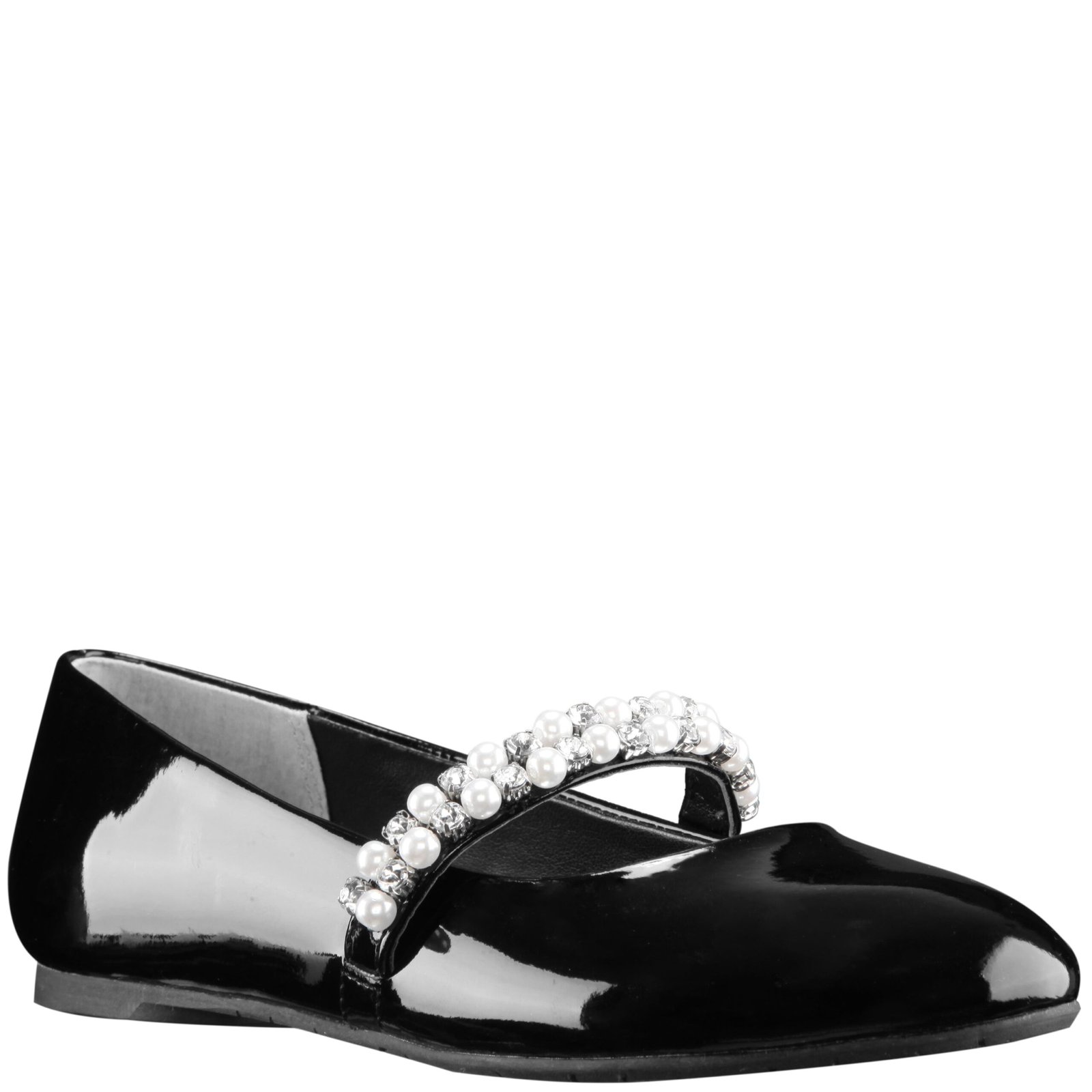 Nina Shoes Girls Nataly Black Patent