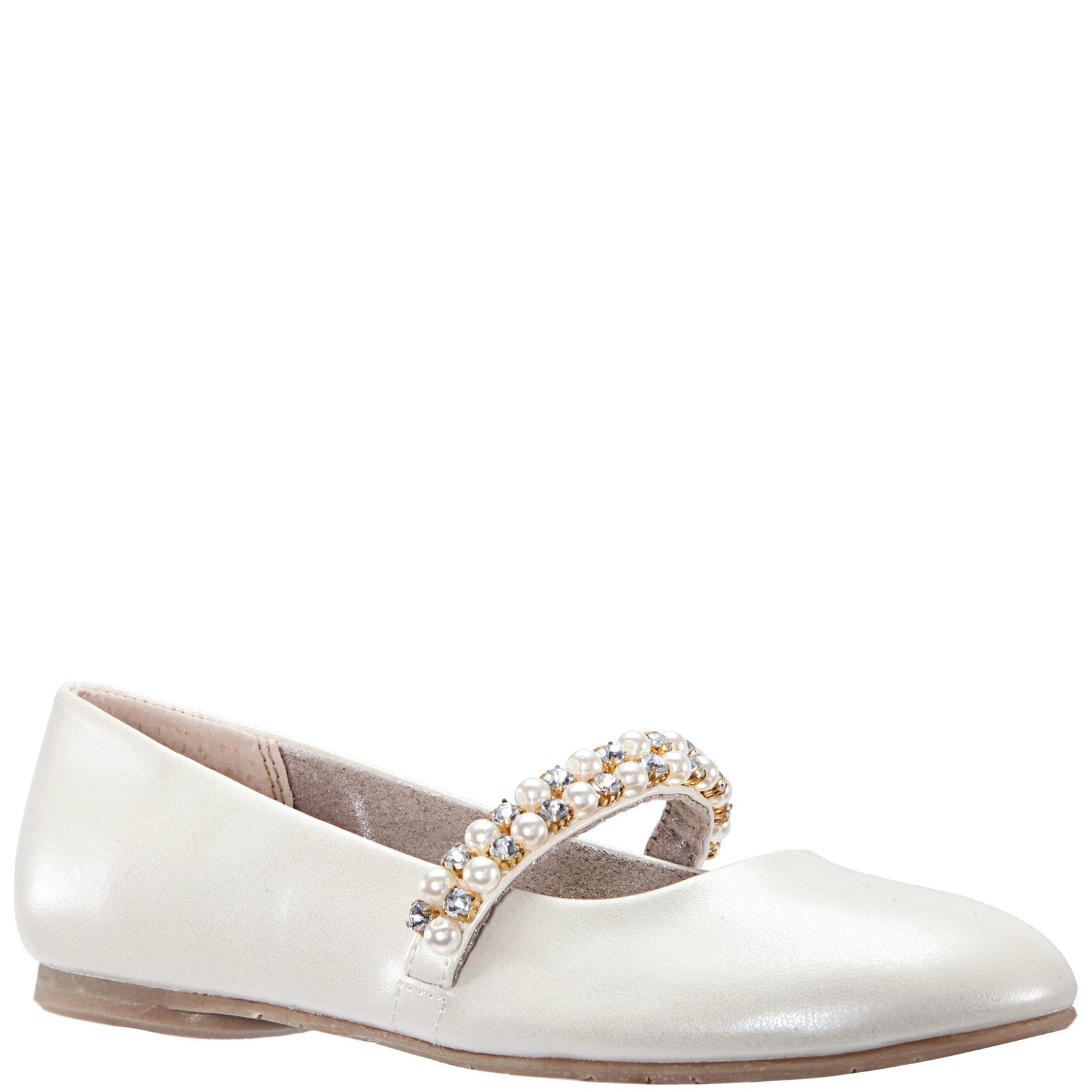 Nina Shoes Girls Nataly Bone Pearlized
